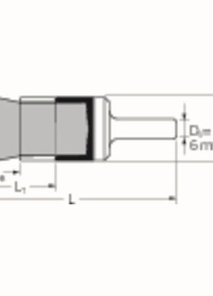 Cepillo cepillo PFERD PBUR INOX (8000432670) Ø 13 mm espesor alambre 0,2 mm 15000 rpm