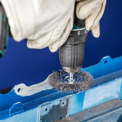 Carda redonda PFERD RBU INOX ( 8000433049 ) Ø 80 mm grosor del alambre 0,2 mm