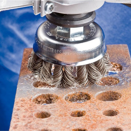 Carda de vaso PFERD POS TBG ST ( 8000435482 ) Ø 65 mm M14 grosor de alambre 0,5 mm