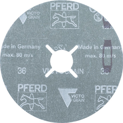 Disque fibre PFERD FS VICTOGRAIN 36 ( 8000647177 ) Ø 125 mm Granulométrie 60