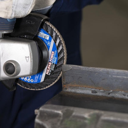 PFERD Disque à lamelles TRIM STEELOX ( 8001720488 ) Ø 125 mm Granulométrie 40 PFC / B / T29