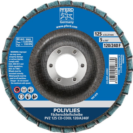PFERD flap disc ( 8000429928 ) Ø 125 mm grit size 120 / 240 F