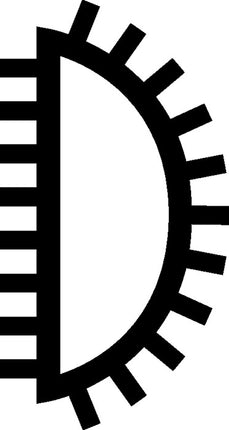 PFERD Wood rasp DIN 7263 C ( 4000840390 ) Length 250 mm Cross-section 25 x 8.5 mm 2K-Ergo