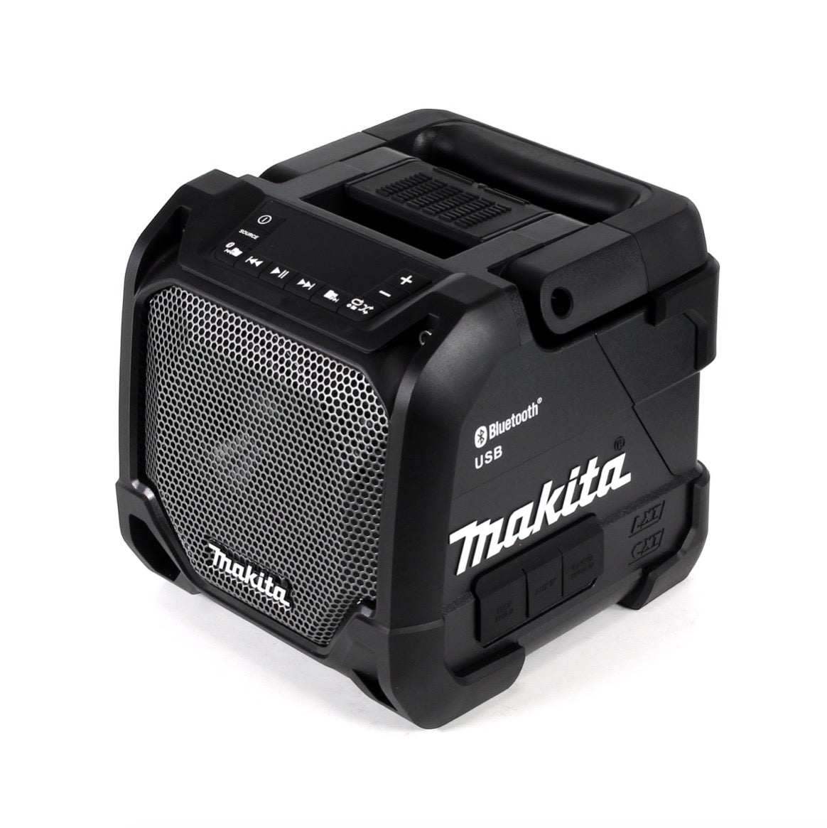 Altavoz de obra Makita DMR 202 ZB negro Bluetooth batería y funcionamiento con red - sin batería, sin cargador