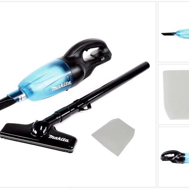 Makita DCL 180 ZB Akku Staubsauger 18 V Schwarz + 10x Staubsack - ohne Akku, ohne Ladegerät - Toolbrothers