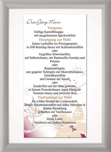 Maul snap frame ( 9000493130 ) poster size DIN A4 aluminium anodised