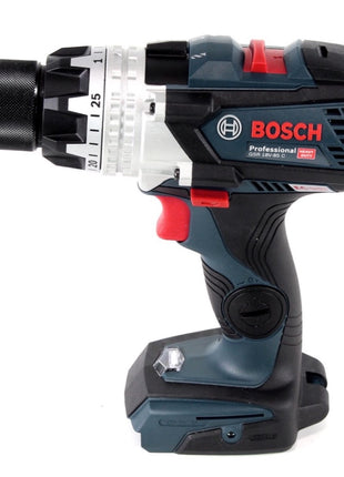 Bosch GSR 18 V-85 C Akku Bohrschrauber 18V 110Nm Solo in L-Boxx mit GCY 30-4 Connectivity Modul und 1x 5,0 Ah Akku + Ladegerät + 25 tlg. Spiralbohrer Set - Toolbrothers