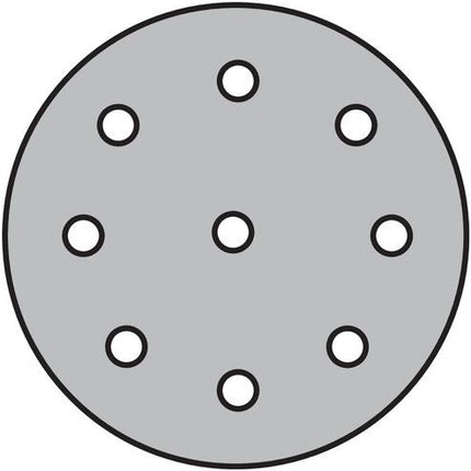 Klingspor adhesive sanding disc PS 22 K ( 8000353189 ) GLS 27 125 mm grit 120 Number of holes 8 + 1