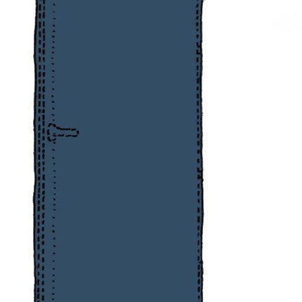 Kirchner protective cover SIMPROFLEX (4000369720) Door protection width 125 cm transparent