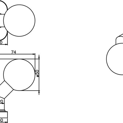Pomello per porta con profilo Intersteel ( 3000252725 ) Materiale acciaio inox 304 massiccio