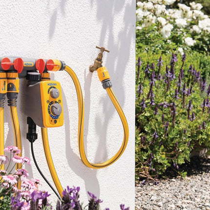 Hozelock 4-Wege-Hahnstück ( 4000350706 ) PVC