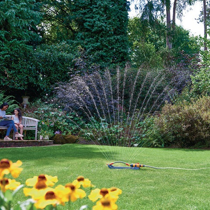 Hozelock arroseur rectangulaire AquaSave PRO XL ( 4000350207 ) 350 m² raccord enfichable