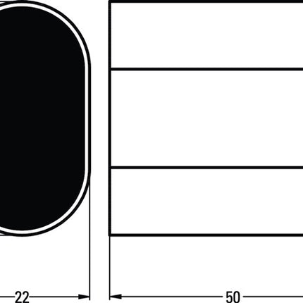 Hermeta wall door buffer 4700 / 4702 / 4704 ( 3000283377 ) Aluminium black anodised