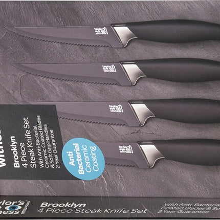 Herbertz steak knife set Brooklyn ( 4000801044 ) 4-piece fixed blade