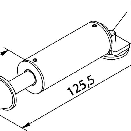 HELM door stay ( 3000255742 ) for wall pocket mounting