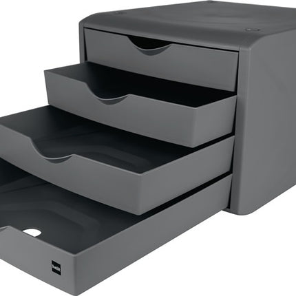 Helit drawer box ( 9000493493 ) with pull-out stop 4 drawers