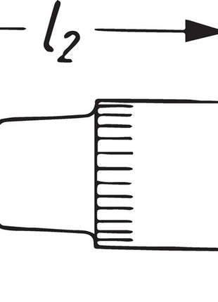 Hazet Steckschlüsseleinsatz 8506 ( 8000466402 ) 1/4 ″ PH Länge 28 mm