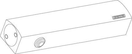 GEZE door closer TS 5000 L ( 3325039116 ) standard installation hinge side