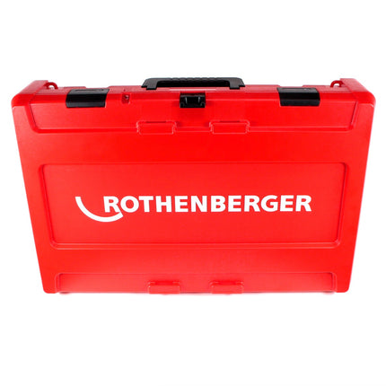 Rothenberger Set ROMAX 4000 Basic Máquina de prensar electrohidráulica a batería 18V + Maletín de transporte + 2x Batería 4,0 Ah + Cargador