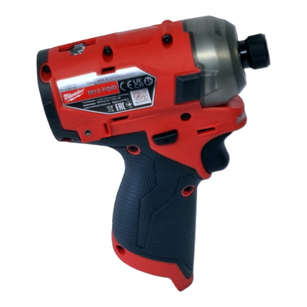 Milwaukee M12 FQID-201 cordless impact wrench 12 V 50 Nm 1/4" brushless + 1x rechargeable battery 2.0 Ah - without charger