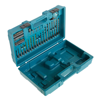 Martillo perforador sin cable Makita DHR 171 SGX3 18 V 1,2 J SDS-Plus Brushless + 2x batería recargable 6,0 Ah + cargador + juego de accesorios de 65 piezas + maletín