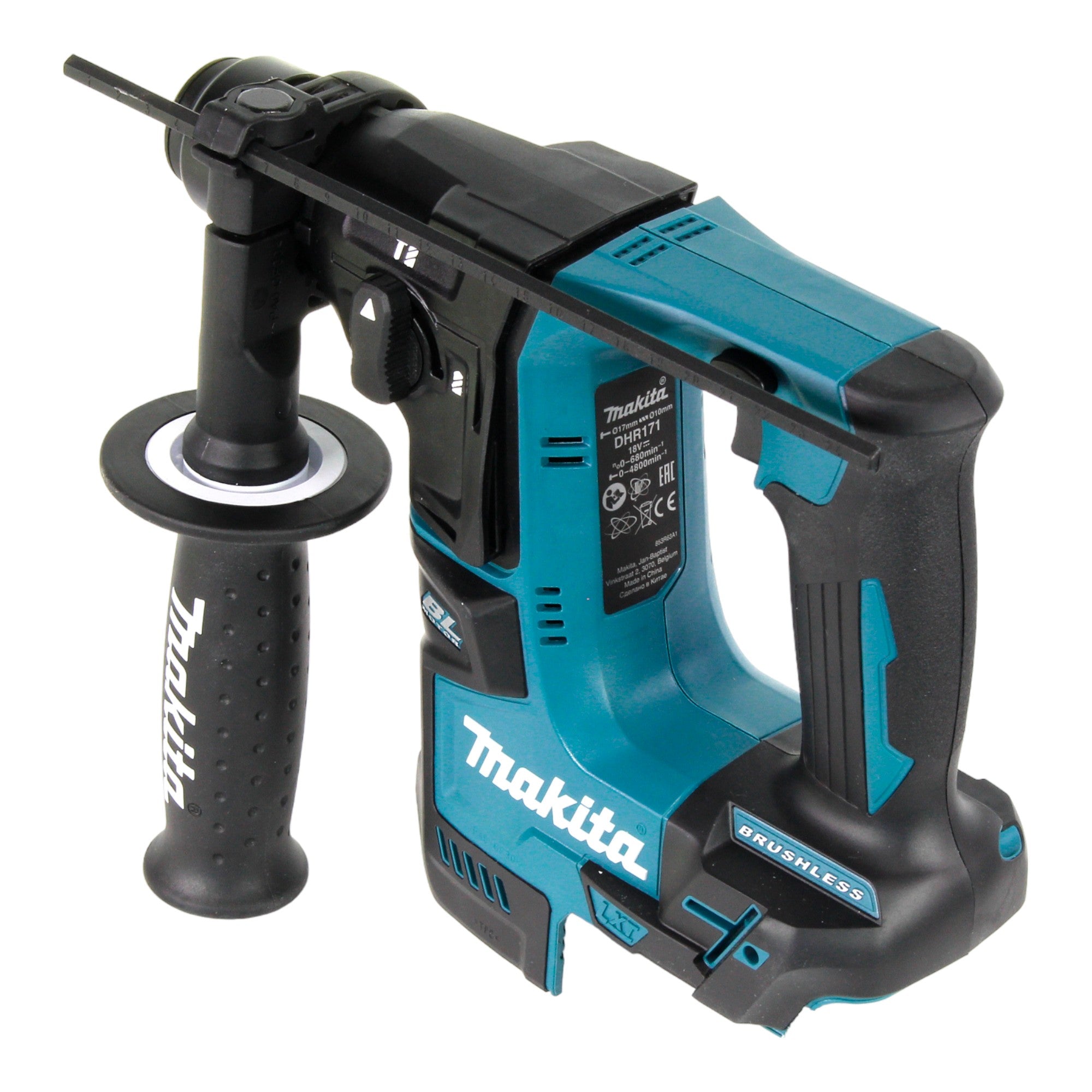 Makita DHR 171 RTX3 Akku Bohrhammer 18 V 1 2 J SDS Plus Brushless 2x Akku 5 0 Ah Ladegeraet 65 tlg Zubehoer Set Koffer 4 - toolbrothers