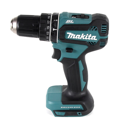 Makita DHP 485 RMJ Trapano avvitatore a percussione a batteria 18 V in valigetta Makpac + 2x Batterie 4,0 Ah + Caricabatterie rapido
