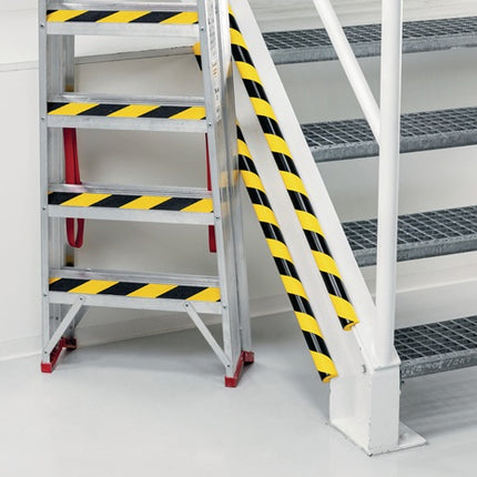 Protection des bords Durable ( 9000480102 ) jaune/noir 1000 mm Type E8R