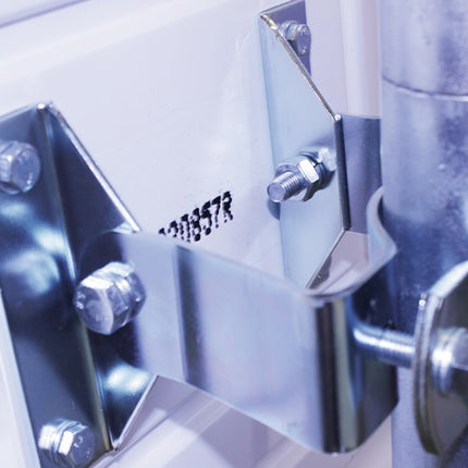 Dancop traffic mirror ( 9000490231 ) H600xW800mm plastic, red/white 22 m