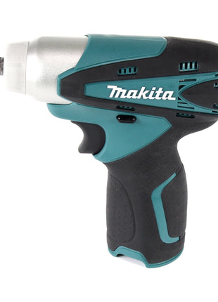 Makita TW 100 DWEJ Akku Schlagschrauber 10,8 V 3/8" im Makpac + 2 x BL1013 1,3 Ah Akku + DC 10 WA Ladegerät + 9 tlg. 3/8" Steckschlüsselset - Toolbrothers