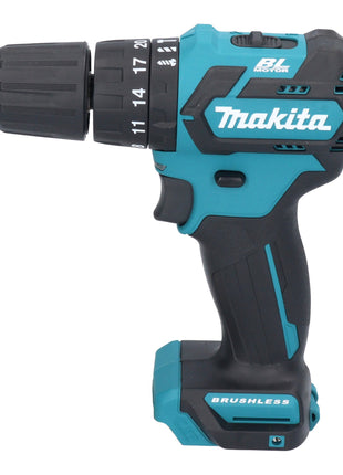 Makita HP 332 DM1E akumulatorowa wiertarko-wkrętarka udarowa 12 V maks. 35 Nm bezszczotkowa + 1x akumulator 4,0 Ah + walizka - bez ładowarki