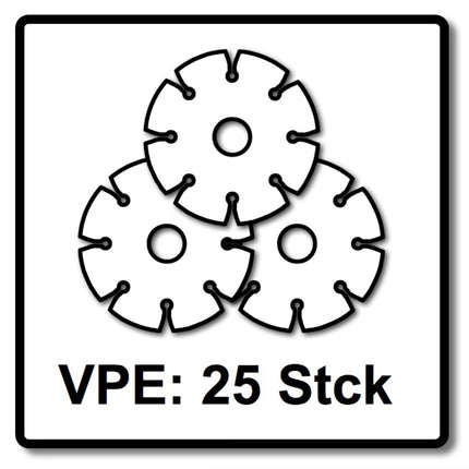 Makita Diamak 230 mm 25 Stk. ( 25x D-61145 ) Diamant Trennscheibe für Stein, Beton Aufnahme 22,23 mm - Toolbrothers