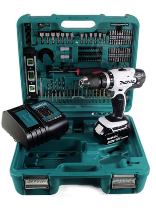 Makita DHP 453 SFTK Akku Schlagbohrschrauber 18 V 42Nm + 1x Akku 3,0Ah + Schnellladegerät + 101-tlg. Zubehörset + Koffer - Toolbrothers