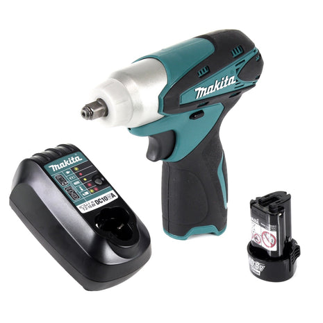 Makita TW 100 DWE1 Akku Schlagschrauber 10,8 V 3/8" + 1 x BL 1013 1,3 Ah Akku + DC 10 WA Ladegerät - ohne Koffer - Toolbrothers