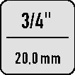 ASW Kraftstecknusssatz 740 KS 9 OL ( 4000820992 ) 11-teilig 3/4 ″