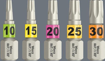 Wera Bit 867 TORX(R) HF ( 8002899416 ) 1/4 ″ TX 10 Lunghezza 50 mm