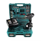 Makita DHP 483 SMTKB Akku Schlagbohrschrauber 18 V 40Nm Brushless + 1x Akku 4,0Ah + Ladegerät + Koffer mit 101tlg. Zubehörset - Toolbrothers