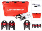 Rothenberger ROMAX AC ECO Set M 230 V Pressmaschine Typ C für Netzbetrieb im Transportkoffer + 3 x Pressbacken ( 15750 ) - Toolbrothers