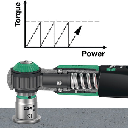 Wera torque wrench set Safe-Torque ( 4000822454 ) 23-piece 2 - 12 Nm 1/4 ″ hexagon