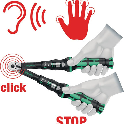 Wera torque spanner Click-Torque X 6 ( 8000377301 ) 80 - 400 Nm