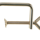 Serre-joint pour scie à chantourner ( 4000814030 ) Envergure 50 mm Épaisseur 4 mm nickelé