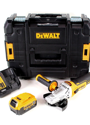 DeWalt DCG 405 FM1 Akku Winkelschleifer 18V 125mm Brushless + 1x Akku 4,0Ah + Ladegerät + TSTAK - Toolbrothers