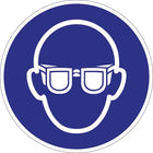 Señal obligatoria ASR A1.3/DIN EN ISO 7010 ( 9000477500 ) Utilizar protección ocular