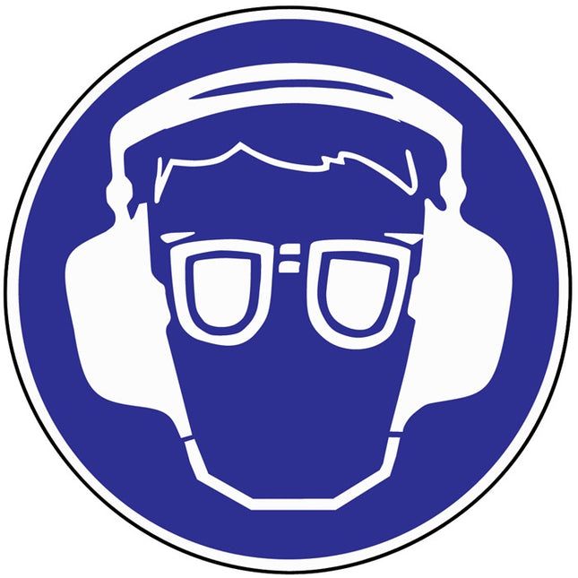 Señal obligatoria ( 3000277512 ) Utilizar protección auditiva/visual