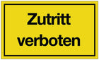 Information sign ( 3000277117 ) No entry Plastic