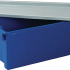 Tapa ( 9000446907 ) L300xA200mm gris apta para contenedores apilables giratorios