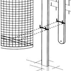 Mounting rail ( 9194491023 ) for litter bins