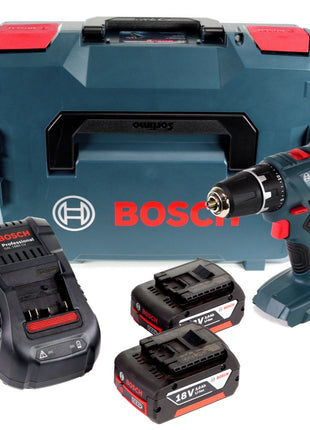 Bosch Professional GSR 18V-21 Akku Bohrschrauber 18V 55Nm + 2x Akku 3,0Ah + Ladegerät + L-Boxx - Toolbrothers