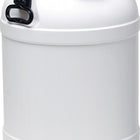 Fusto a collo largo ( 9000450105 ) 68,0 l PE bianco con coperchio rosso Apertura di riempimento Ø 282 mm