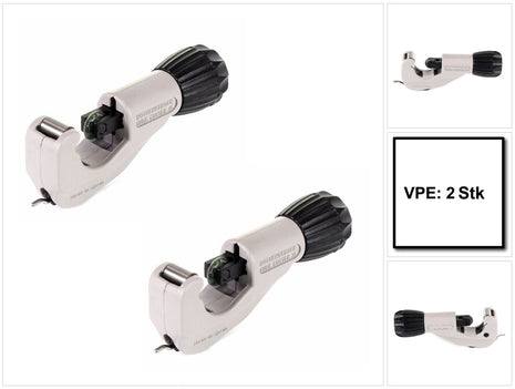 Rothenberger 2x TUBE CUTTER 35 Rohrabschneider, Inox, 6-35 mm, DURAMAG ( 70055 ) - Toolbrothers